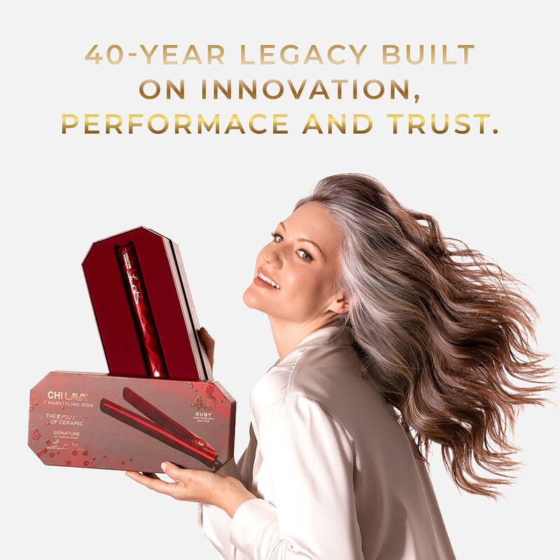 LAVA Ruby Anniversary Edition 1 Inch Hairstyling Iron, , large image number null